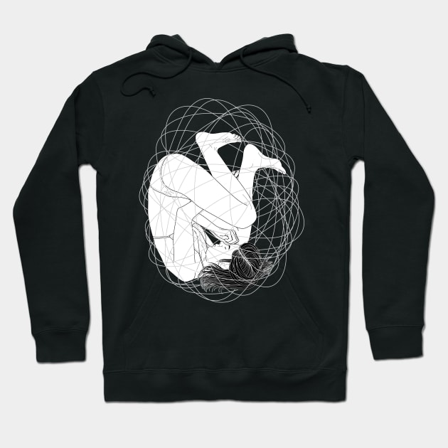 Cocoon BW Hoodie by freshinkstain